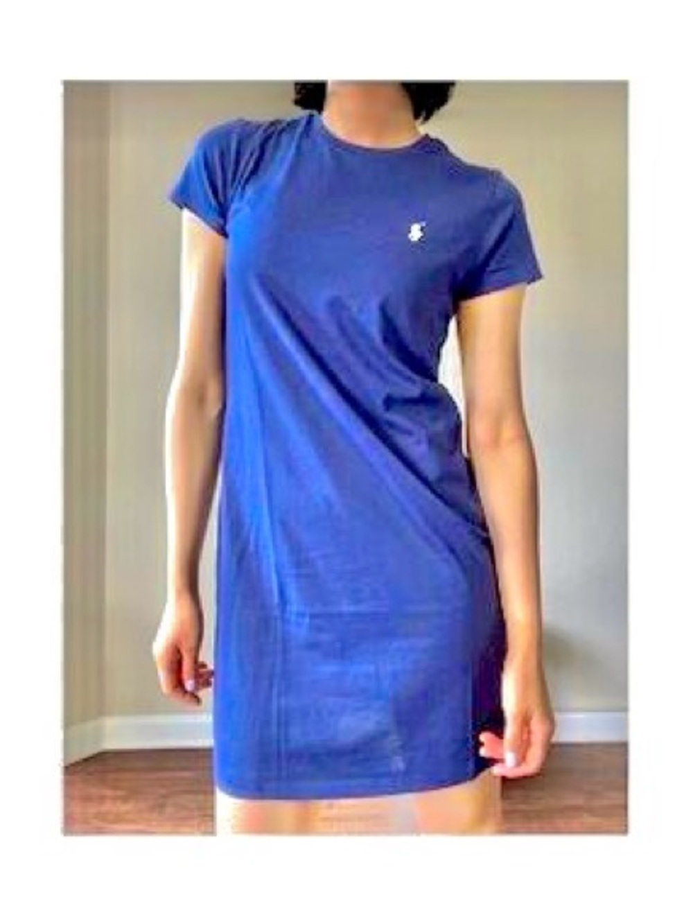 POLO Ralph Lauren Royal Blue Cotton T-Shirt Dress Sz Medium women  NWT 🏷️
